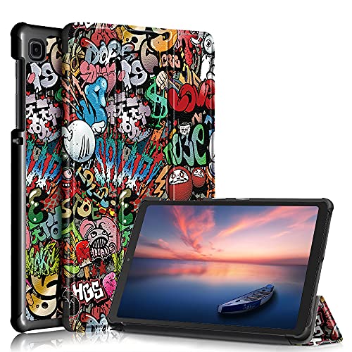 Schutzhülle für Samsung Galaxy Tab A7 Lite 8,7 Zoll 2021 SM-T220/T225, magnetische Schutzhülle, Kratzfest, Schutzhülle mit Stiftfunktion (Graffiti) von RGA