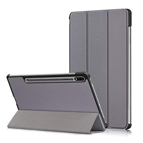 Schutzhülle für Samsung Galaxy Tab S7 FE T736, Klapp-Schutzhülle für Tablet Samsung Galaxy Tab S7 FE T736, magnetische Schutzhülle, Kratzfest, Schutzhülle mit Stiftfunktion (grau) von RGA