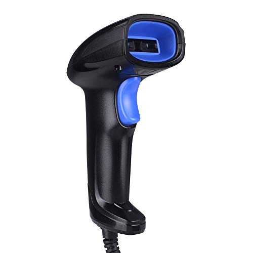 RGBS Barcode-Scanner mit USB-Anschluss, kabelgebunden, 1D, 2D, Barcode-Scanner, QR-Codeleser für PC, Computer, Mac, Laptop von RGBS