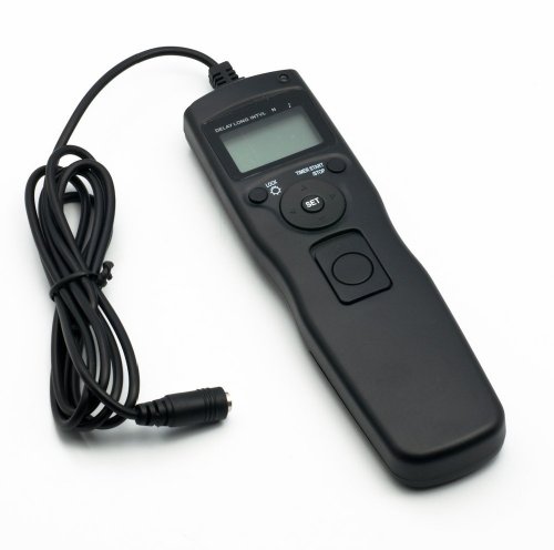 RGBS LCD Timer Fernauslöser Zeitraffer Intervalometer Remote Control für Canon EOS 7D, 1D, 1Ds, 5D, 5DS R, 5D II, 5D III, 5D Mark III II, 6D, 50D, 40D, 30D, 20D, 10D R5 EOS-3 Digitale DSLR Kamera von RGBS