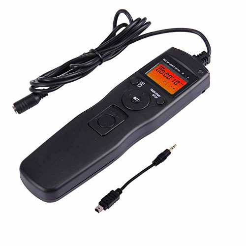 RGBS LCD Timer Fernauslöser Zeitraffer Intervalometer Remote Control für Nikon Z6 Z7 Coolpix A Df D90 D600 D610 D3100 D3200 D3300 D3500 D5000 D5100 D5200 D5300 D7000 P7700 P7800 Digitale DSLR Kamera von RGBS