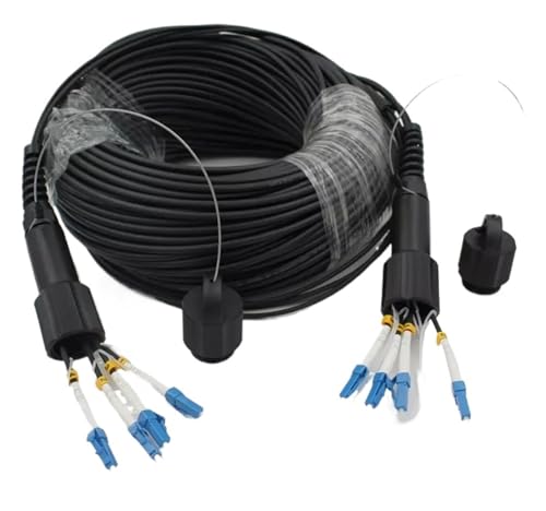 RGFDLJN 350 m 4 Kerne TPU Outdoor 5 mm LC-LC Glasfaser-Patchkabel LSZH wasserdicht SM gepanzertes CPRI-Kabel Singlemode FTTH FTTA Jumper(SC-SCTPU) von RGFDLJN