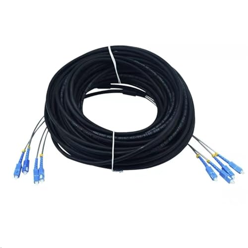RGFDLJN 500m 2/4 kerne Outdoor patchkabel 7,0mm 2C 4C CPRI LC SC FC EINE SM DVI wasserdichte FTTH Jumper optische Faser gepanzerte Kabel 2 core(FCA-FCA,4 cores SM) von RGFDLJN