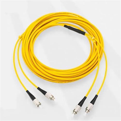 RGFDLJN Glasfaser-Patchkabel, gepanzert, 5 Stück, 7 m, 4,0 mm, Duplex, SC-SC, FC-FC, 2-adrig, Bold-Kabel, FTTH-Jumper, SM DX, 4,0 mm, Lackiermaschine(SC-SC) von RGFDLJN