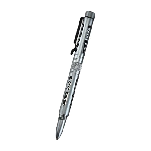 RGYBAO Multifunktionswerkzeug-Stift mit Fensterbrecher, Aluminium-Kugelschreiber, Business-Signierstift mit Metalltaschenclip für den Außenbereich RGYBAO Multifunktionswerkzeug-Stift mit Fensterbrecher, Aluminium-Kugelschreiber, Business-Signierstift mit Metalltaschenclip für den Außenbereich von RGYBAO