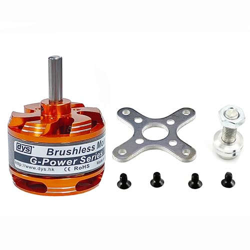 DYS D3530 1700KV 1400KV 1100KV 5.0mm Brushless Outrunner Motor 2-4S für Multi-Copter/Festflügelflugzeuge/Hubschrauber (D3530 1100KV) von RHINOESC
