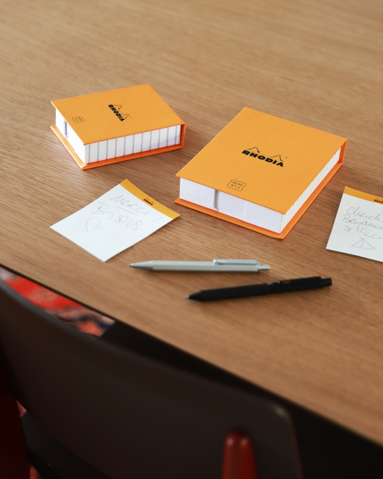 RHODIA Memoblock No. 13, 115 x 160 mm, liniert, orange von RHODIA