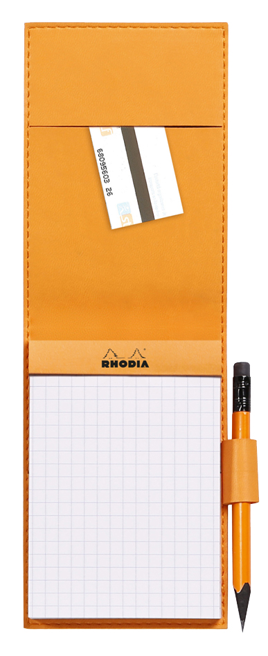 RHODIA Notizblock No. 13, 115 x 158 mm, liniert, schwarz von RHODIA
