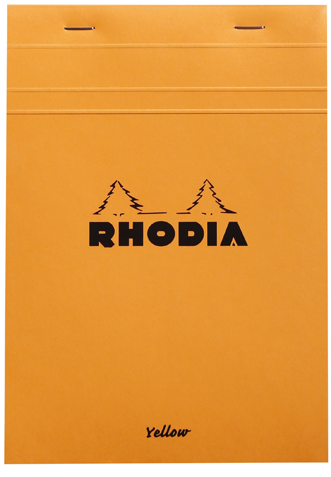 RHODIA Notizblock No. 16 Yellow, DIN A5, kariert, orange von RHODIA