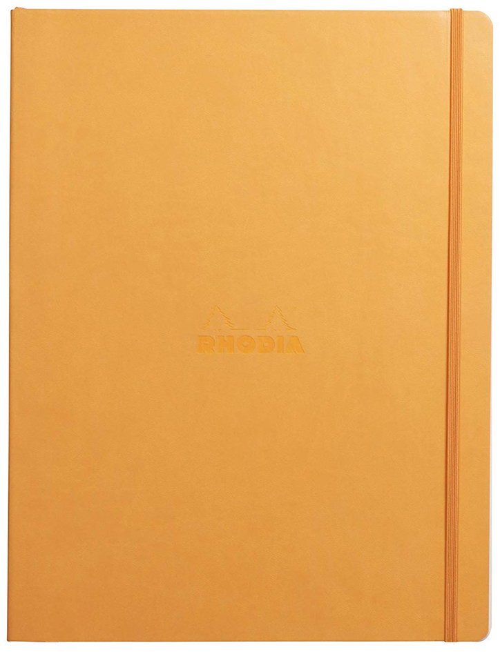 RHODIA Notizbuch RHODIARAMA, DIN A4+, liniert, orange von RHODIA