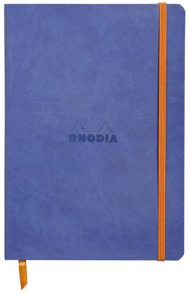 RHODIA Notizbuch RHODIARAMA, DIN A5, liniert, saphirblau von RHODIA