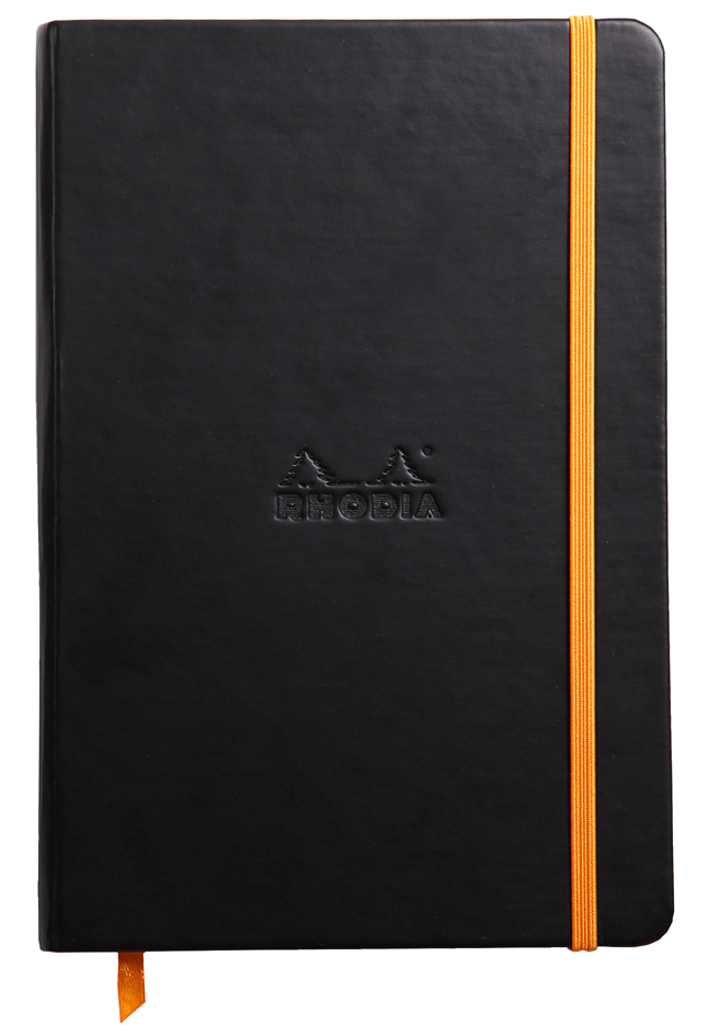 RHODIA Notizbuch RHODIARAMA, DIN A5, liniert, schwarz von RHODIA