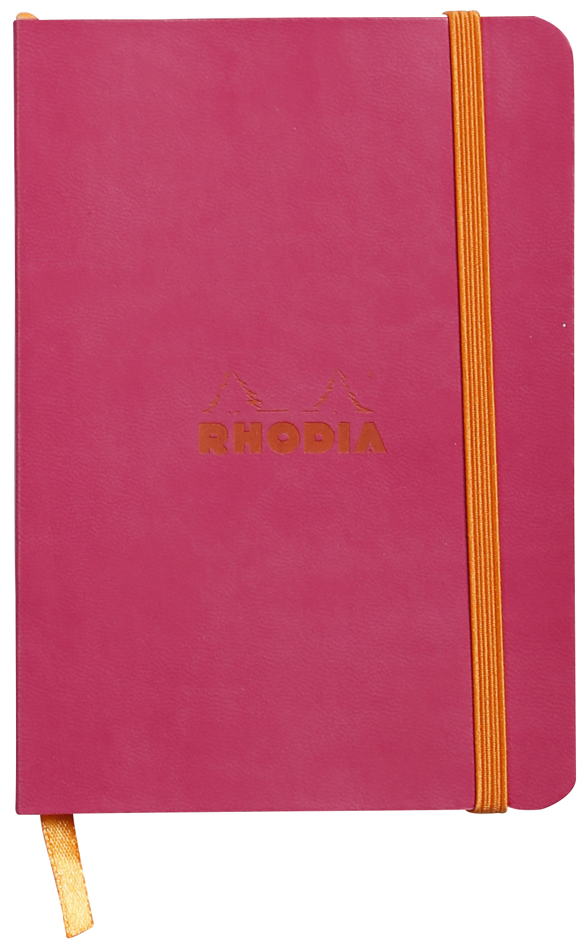 RHODIA Notizbuch RHODIARAMA, DIN A6, liniert, himbeere von RHODIA