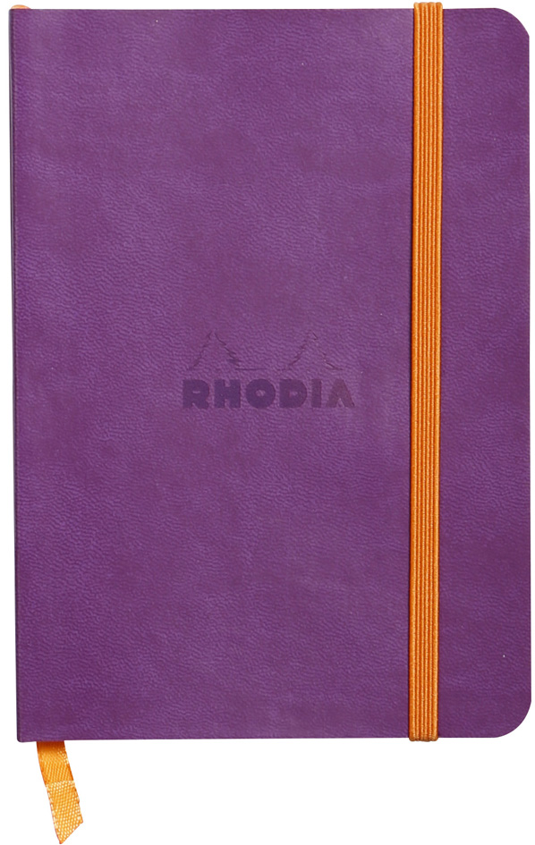 RHODIA Notizbuch RHODIARAMA, DIN A6, liniert, lila von RHODIA
