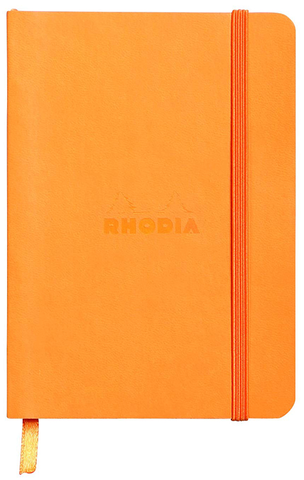 RHODIA Notizbuch RHODIARAMA, DIN A6, liniert, orange von RHODIA