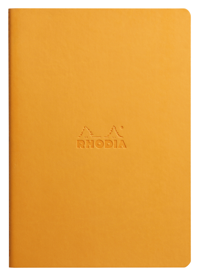 RHODIA Notizheft RHODIARAMA, DIN A5, liniert, orange von RHODIA