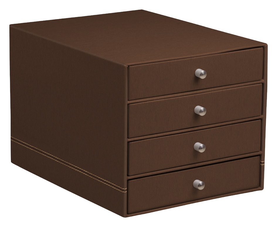 RHODIA Schubladenbox RHODIARAMA, 4 Schübe, bronze RHODIA Schubladenbox RHODIARAMA, 4 Schübe, bronze von RHODIA