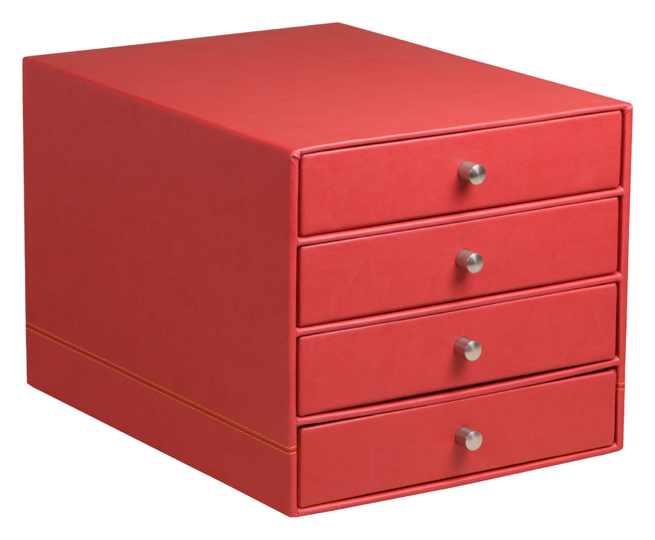 RHODIA Schubladenbox RHODIARAMA, 4 Schübe, mohnrot RHODIA Schubladenbox RHODIARAMA, 4 Schübe, mohnrot von RHODIA