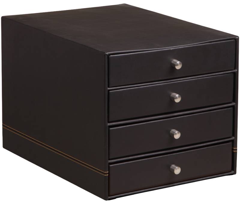 RHODIA Schubladenbox RHODIARAMA, 4 Schübe, schwarz von RHODIA