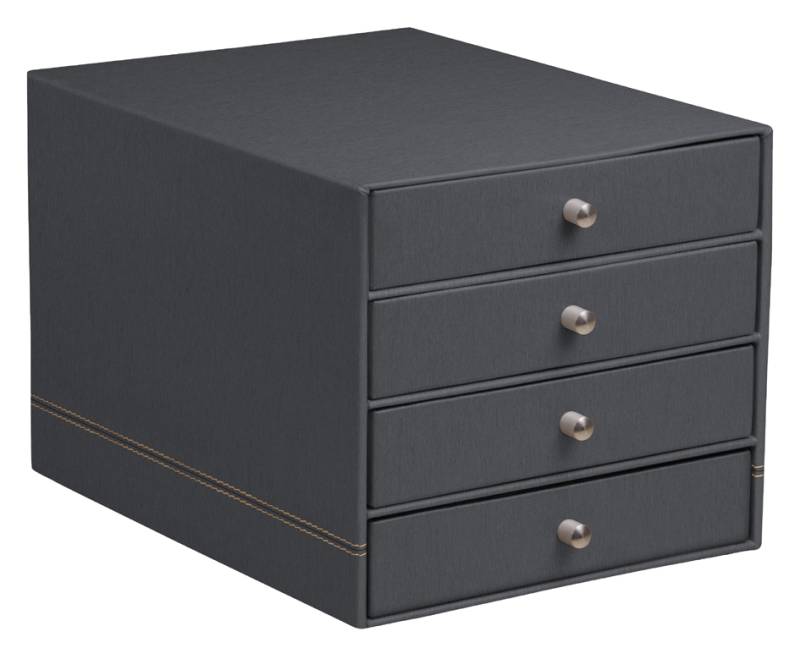RHODIA Schubladenbox RHODIARAMA, 4 Schübe, titan von RHODIA