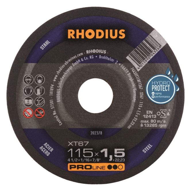 Rhodius Trennscheiben XT 67 202378 115x1,5x22,23 Extradünn Stahl Rhodius Trennscheiben XT 67 202378 115x1,5x22,23 Extradünn Stahl von RHODIUS Schleifwerkzeuge