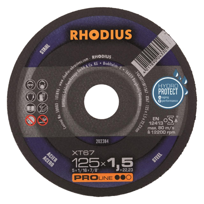 Rhodius Trennscheiben XT 67 202384 125x1,5x22,23 Extradünn Stahl Rhodius Trennscheiben XT 67 202384 125x1,5x22,23 Extradünn Stahl von RHODIUS Schleifwerkzeuge