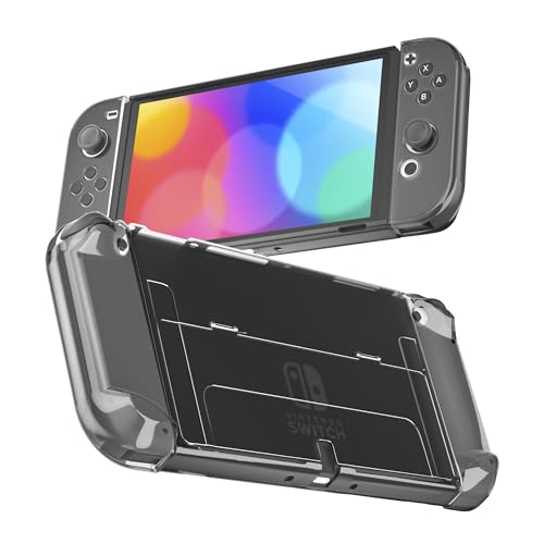 RHOTALL 3-in-1 Schutzhülle für Nintendo Switch, Dockable Case für Nintendo Switch und Joy Con Controller mit Glitzer Clear Grip Cover Stoßdämpfung und Anti-Scratch Design RHOTALL 3-in-1 Schutzhülle für Nintendo Switch, Dockable Case für Nintendo Switch und Joy Con Controller mit Glitzer Clear Grip Cover Stoßdämpfung und Anti-Scratch Design von RHOTALL