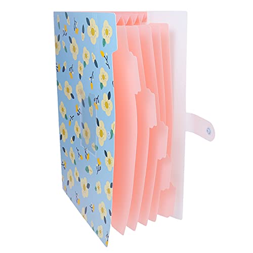 RHRYTCH 1 x Orgeltaschen-Ordner, Kunststoff-Ordner, mehrschichtige Ordner, reißfest, transparente Umschläge, Kunststoff-Umschlag, Business-Dokumenten-Organizer, Aktenordner, Briefgröße von RHRYTCH