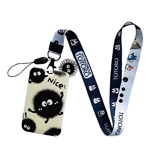 RHXWFDG Anime Soot Sprite Lanyard Schlüsselanhänger, ID Badges Key Lanyard für ID Card Holder Handyhülle, Bunt, No von RHXWFDG