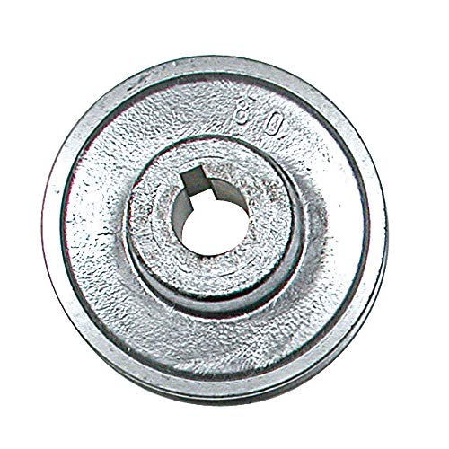 RIBITECH 03348 Riemenscheibe Aluminium 80 mm von RIBIMEX