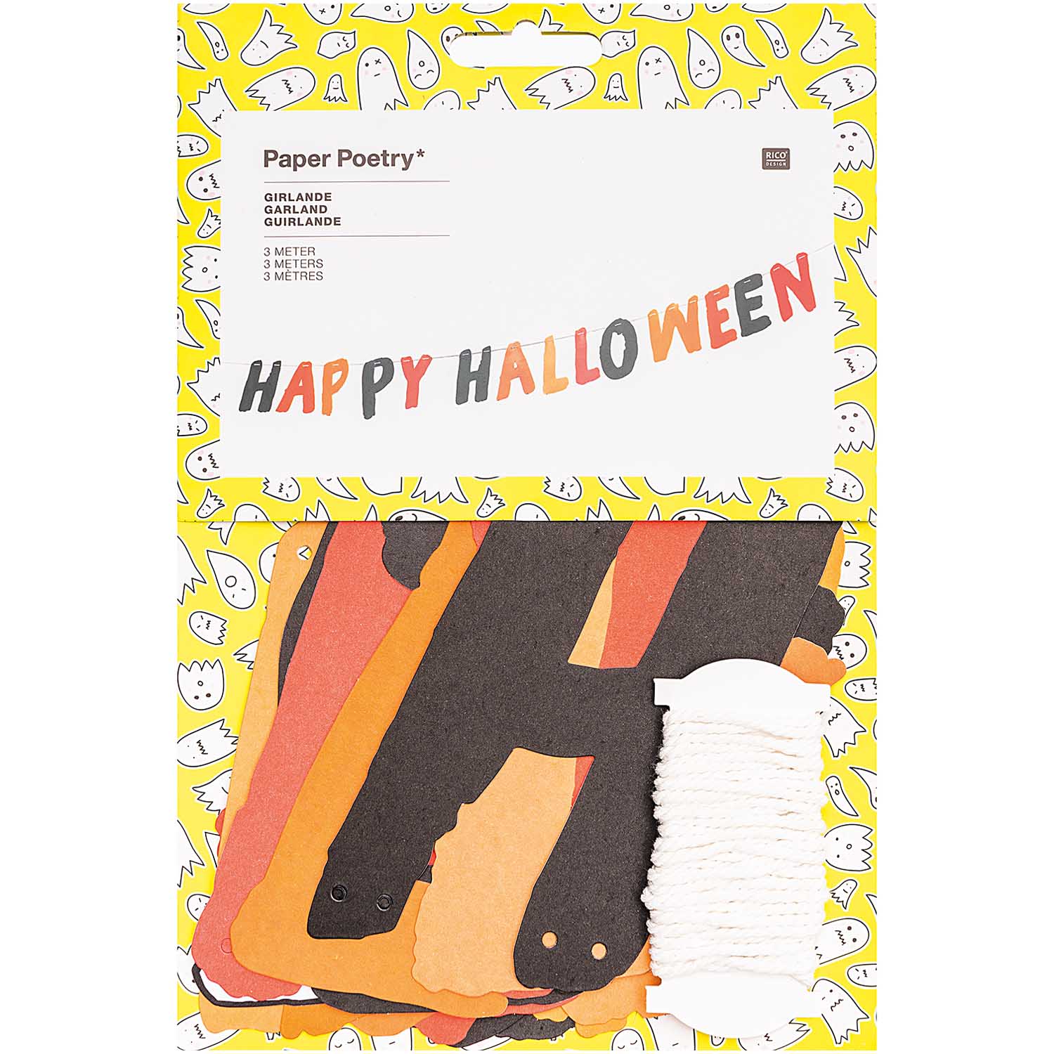 Girlande Happy Halloween 3 Meter von RICO DESIGN GmbH & Co. KG