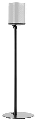 RICOO 1x Lautsprecherständer Lautsprecher Ständer für SONOS ONE (SL) und Play:1™ - Bodenständer LH054-F Boxenständer HiFi Audio Standfuss Stativ Boxen Speaker Stand Kabelführung von RICOO