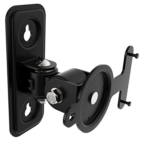 RICOO 1x Lautsprecherwandhalterung Lautsprecher Wandhalterung für SONOS Play:3™ Wand Halterung LH433-B Schwenkbar Neigbar HiFi Audio Boxen Aufhängung Speaker Wall Mount von RICOO