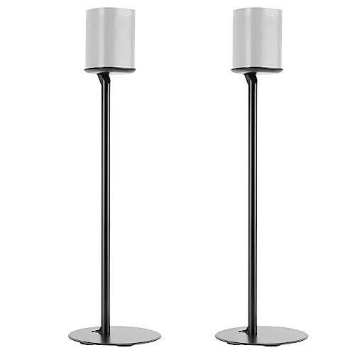 RICOO Lautsprecherständer Lautsprecher Ständer 2-er Set für SONOS ONE (SL) & Play:1™ Lautsprecherhalterung Bodenständer LH054-F Boxenständer Hi-Fi Audio Standfuss Stativ Boxen Halterung Speaker Stand von RICOO