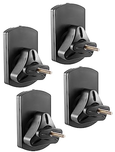RICOO 4er Set Lautsprecherwandhalterungen LH038-B, Universale Boxen Wandhalterung, Lautsprecherhalterung, Wandhalter Lautsprecher, Wandmontage, Lautsprecher Wandhalterung, Schwarz RICOO 4er Set Lautsprecherwandhalterungen LH038-B, Universale Boxen Wandhalterung, Lautsprecherhalterung, Wandhalter Lautsprecher, Wandmontage, Lautsprecher Wandhalterung, Schwarz von RICOO