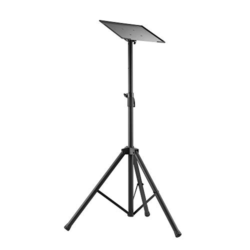 RICOO Beamer Ständer für Projektoren Universal Höhenverstellbar Beamerständer Lapdesk CZ0900 Projector Stativ Stand Standfuß Laptoptisch Ablage Regal Mobile Tripod Halterung Notenständer Klappbar von RICOO