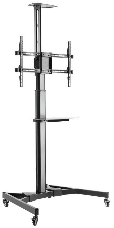 RICOO Mobiler TV-Ständer für 40"-75" max 50 kg höhenverstellbar FS0364 TV-Ständer, (bis 75 Zoll, bis VESA 600x400, 1-tlg., 50 kg Belastbarkeit, für 102-191 cm (40"-75) Bildschirm-Diagonale, TV Standfuß mit Rollen Fernseher Stativ höhenverstellbar neigbar) von RICOO