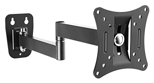 RICOO Halterung Monitor Arm Wand Monitorhalterung Schwenkbar Neigbar 15-27 Zoll, S2311, Wandhalterung Computerbildschirm, VESA 75 x 75, 100x100 mm von RICOO