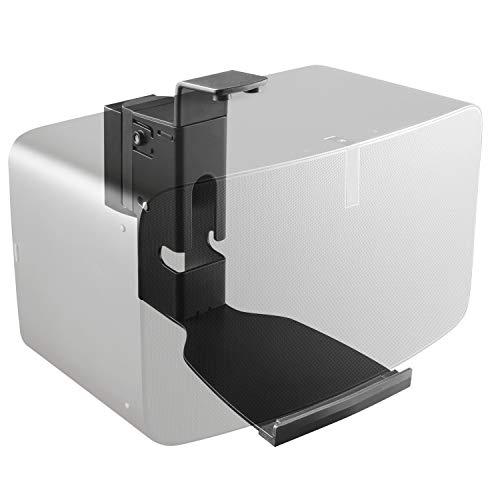 RICOO Lautsprecherwandhalterung Lautsprecher Wandhalterung für SONOS Play:5 Gen.2 Schwenkbar Neigbar LH505-B Halterung Boxen Wand Halter Boxenhalterung bis max. 7 kg Wandhalter Speaker Wall Mount von RICOO