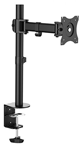 RICOO Monitorarm Monitorhalterung Monitor Halterung Bildschirmhalterung für 12-30 Zoll Bildschirm Ständer TS5611 Tisch Arm für Computermonitor Schreibtisch Tischhalterung Monitor-Halter VESA 75 & 100 von RICOO