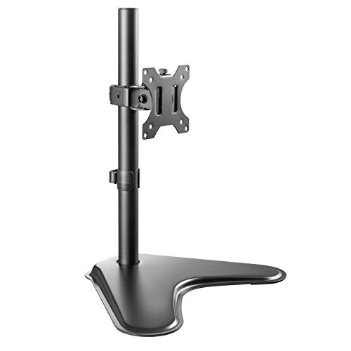 RICOO Monitor Halterung Tisch, VESA Tischhalterung für 12-32 Zoll, Monitorhalterung 1 Monitor Arm TS7211, Bildschirmhalterung Monitorarm Bildschirm Halter Monitorhalter, Arme für Computermonitore von RICOO
