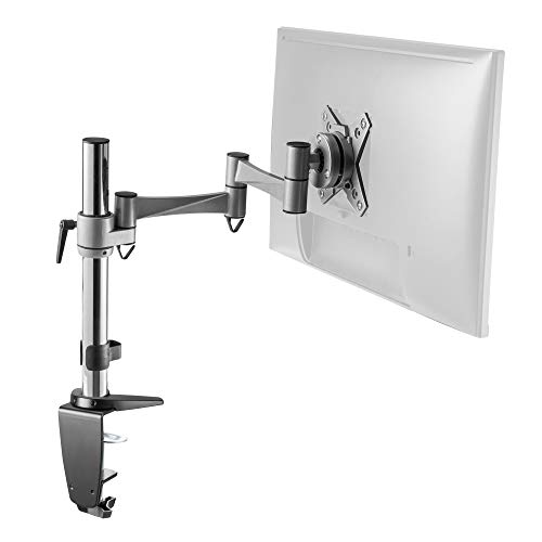 RICOO Monitor Halterung Tisch, VESA Tischhalterung für 13-27 Zoll, Monitorhalterung 1 Monitor Arm TS3211, Bildschirmhalterung Neigbar Schwenkbar Monitorarm Bildschirm Halterung Halter Monitorhalter von RICOO