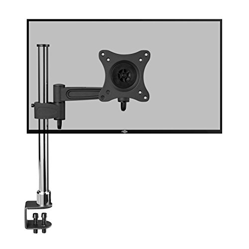 RICOO Monitor Halterung Tisch, VESA Tischhalterung für 13-30 Zoll, Monitorhalterung 1 Monitor Arm TS2211, Bildschirmhalterung Neigbar Schwenkbar Monitorarm Bildschirm Halterung Halter Monitorhalter von RICOO