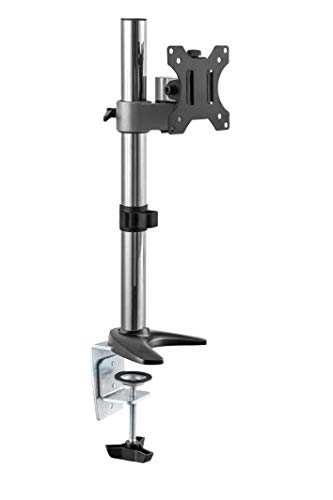 RICOO Monitor Halterung Tisch, VESA Tischhalterung für 13-30 Zoll, Monitorhalterung 1 Monitor Arm TS2411, Bildschirmhalterung Neigbar Schwenkbar Monitorarm Bildschirm Halterung Halter Monitorhalter von RICOO