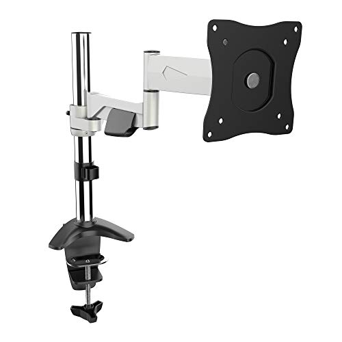 RICOO Monitor Halterung Tisch, VESA Tischhalterung für 13-30 Zoll, Monitorhalterung 1 Monitor Arm TS5211, Bildschirmhalterung Neigbar Schwenkbar Monitorarm Bildschirm Halterung Halter Monitorhalter von RICOO