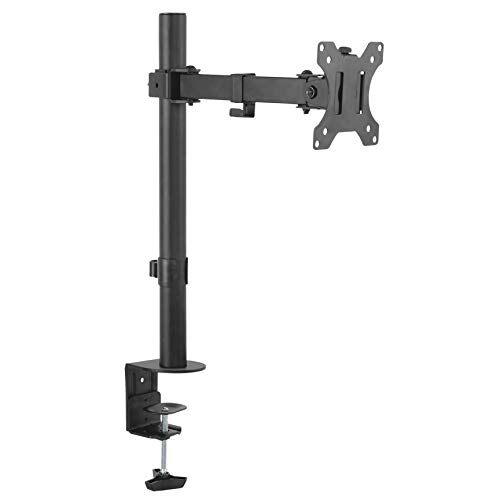 RICOO Monitor Halterung Tisch, VESA Tischhalterung für 13-32 Zoll, Monitorhalterung 1 Monitor Arm TS2611, Bildschirmhalterung Neigbar Schwenkbar Monitorarm Bildschirm Halterung Halter Monitorhalter von RICOO