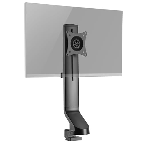 RICOO Monitor Halterung Tisch, VESA Tischhalterung für 17-27 Zoll, Monitorhalterung 1 Monitor Arm TS2011, Bildschirmhalterung Neigbar Schwenkbar Monitorarm Bildschirm Halterung Halter Monitorhalter von RICOO