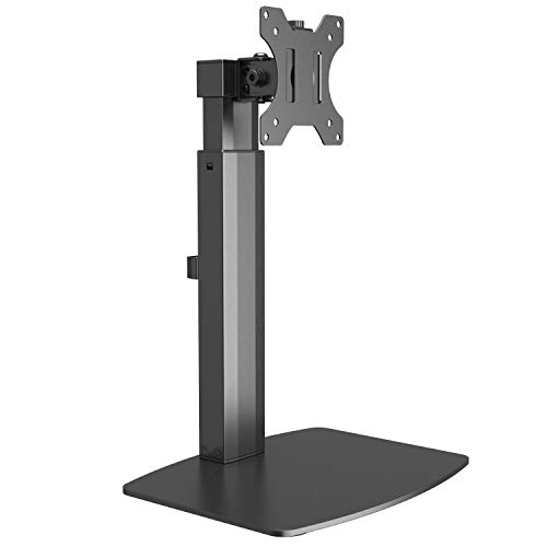 RICOO Monitor Halterung Tisch, VESA Tischhalterung für 17-32 Zoll, Monitorhalterung 1 Monitor Arm TS4011, Bildschirmhalterung Neigbar Schwenkbar Monitorarm Bildschirm Halterung Halter Monitorhalter von RICOO