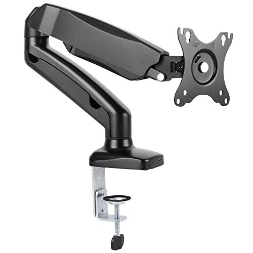 RICOO Monitorarm Monitorhalterung mit Gasdruckfeder Monitor-Arm Halterung für 13-27 Zoll Computermonitor Ständer Bildschirm-Halterung TS9311 Schreibtisch Monitor-Halter Tischhalterung VESA 75 & 100 von RICOO