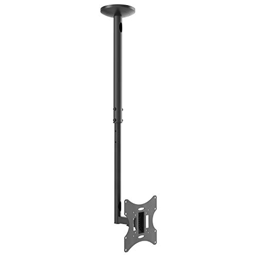 RICOO Monitor & TV Deckenhalterung für Fernseher 23-42 Zoll, Schwenkbar Neigbar Höhenverstellbar, Universal TV Halterung Decke D0322, Fernsehhalterung Decke bis 20 kg mit max. VESA 200x200 mm RICOO Monitor & TV Deckenhalterung für Fernseher 23-42 Zoll, Schwenkbar Neigbar Höhenverstellbar, Universal TV Halterung Decke D0322, Fernsehhalterung Decke bis 20 kg mit max. VESA 200x200 mm von RICOO